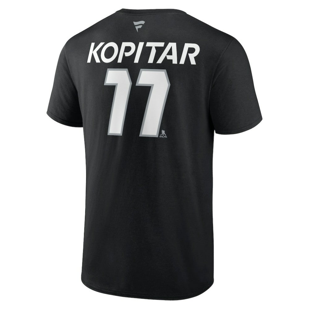 Anze Kopitar Los Angeles Kings Fanatics  Authentic Pro Prime Name & Number T-Shirt - Black | Fanatics Lifestyle