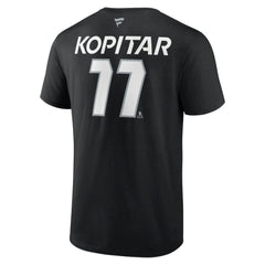 Anze Kopitar Los Angeles Kings Fanatics  Authentic Pro Prime Name & Number T-Shirt - Black | Fanatics Lifestyle