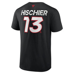 Nico Hischier New Jersey Devils Fanatics  Authentic Pro Prime Name & Number T-Shirt - Black | Fanatics discount