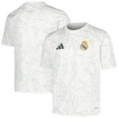 Adidas - Real Madrid Youth 2024/25 Pre-Match Top - White