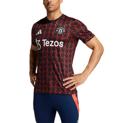 Adidas - Manchester United 2024/25 Pre-Match Top - Black