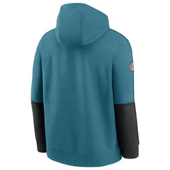 Jacksonville Jaguars Throwback Alternate Logo Team Issue Club Pullover Hoodie - Teal - Nike