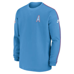 Tennessee Titans Alternate Logo Coach Long Sleeve Top - Light Blue - Nike
