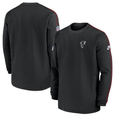 Atlanta Falcons Alternate Logo Coach Long Sleeve Top - Black - Nike