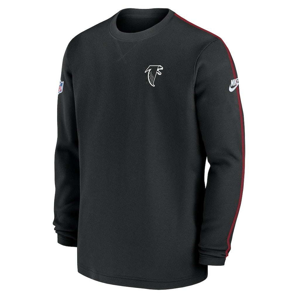 Atlanta Falcons Alternate Logo Coach Long Sleeve Top - Black - Nike