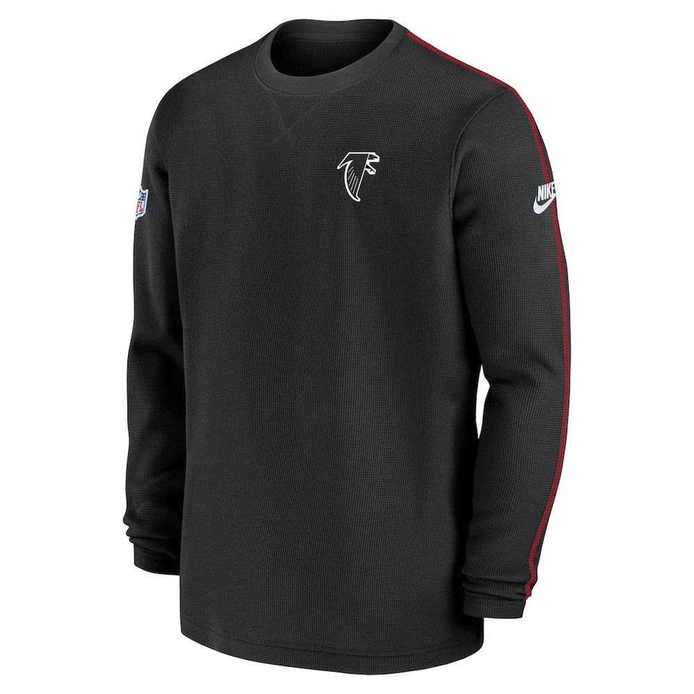 Atlanta Falcons Alternate Logo Coach Long Sleeve Top - Black - Nike