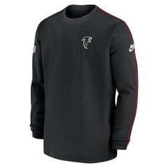Atlanta Falcons Alternate Logo Coach Long Sleeve Top - Black - Nike