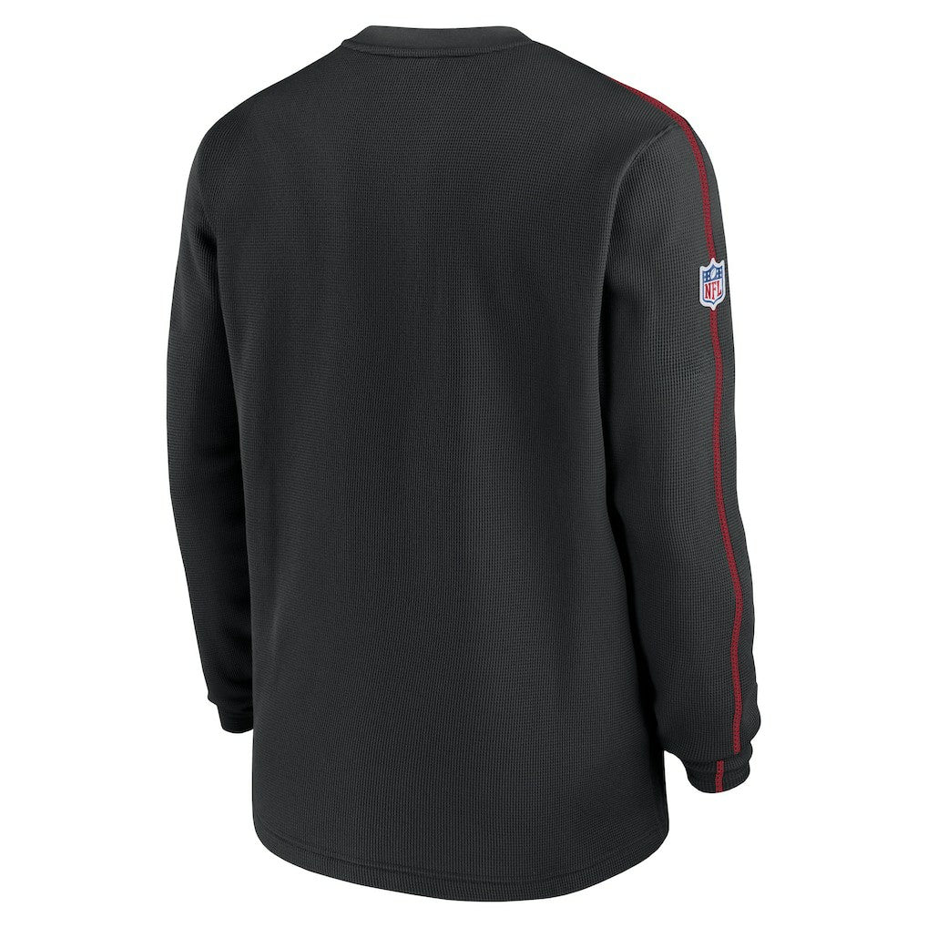 Atlanta Falcons Alternate Logo Coach Long Sleeve Top - Black - Nike