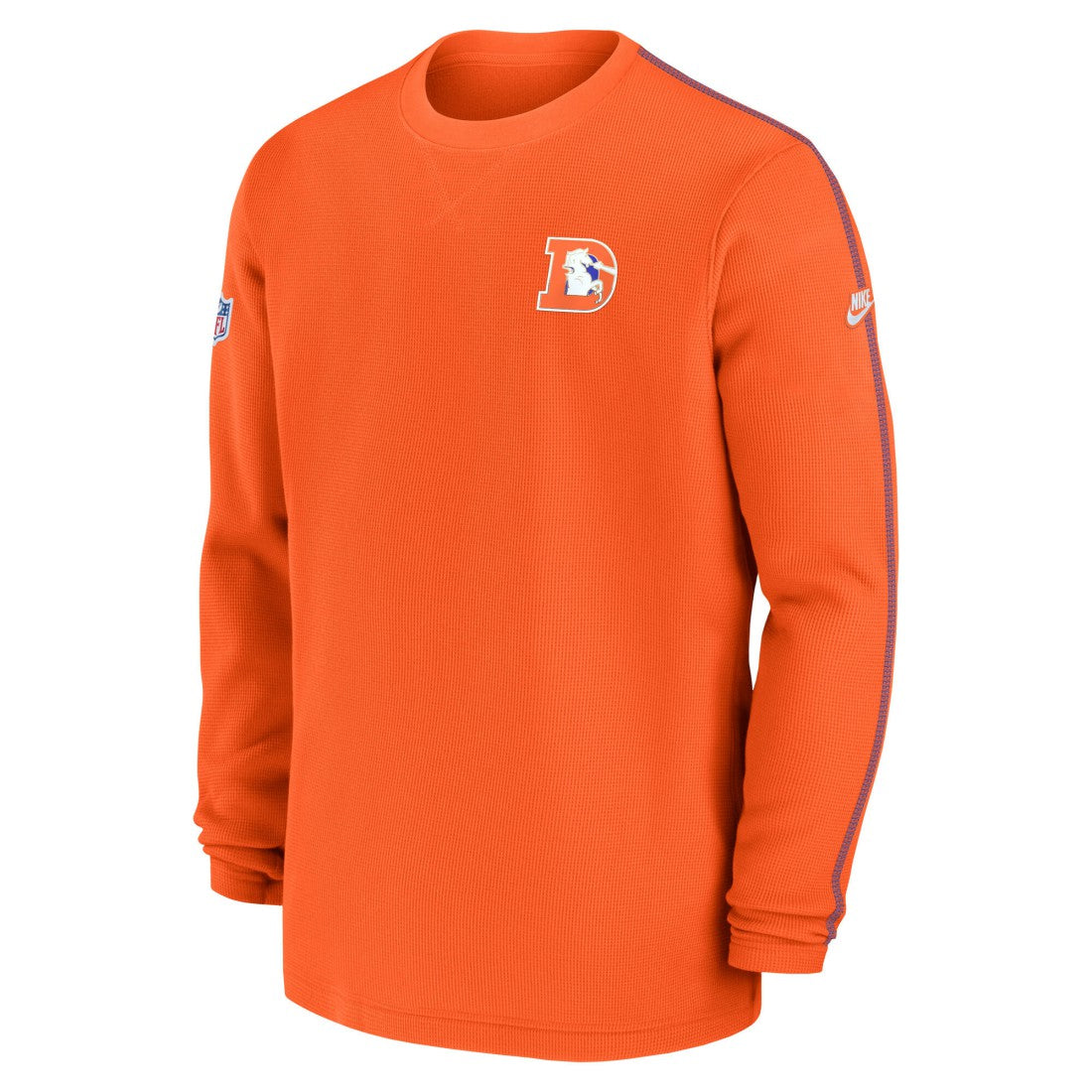 Denver Broncos Alternate Logo Coach Long Sleeve Top - Orange - Nike