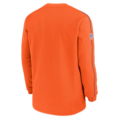 Denver Broncos Alternate Logo Coach Long Sleeve Top - Orange - Nike