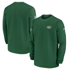 New York Jets Alternate Logo Coach Long Sleeve Top - Green - Nike