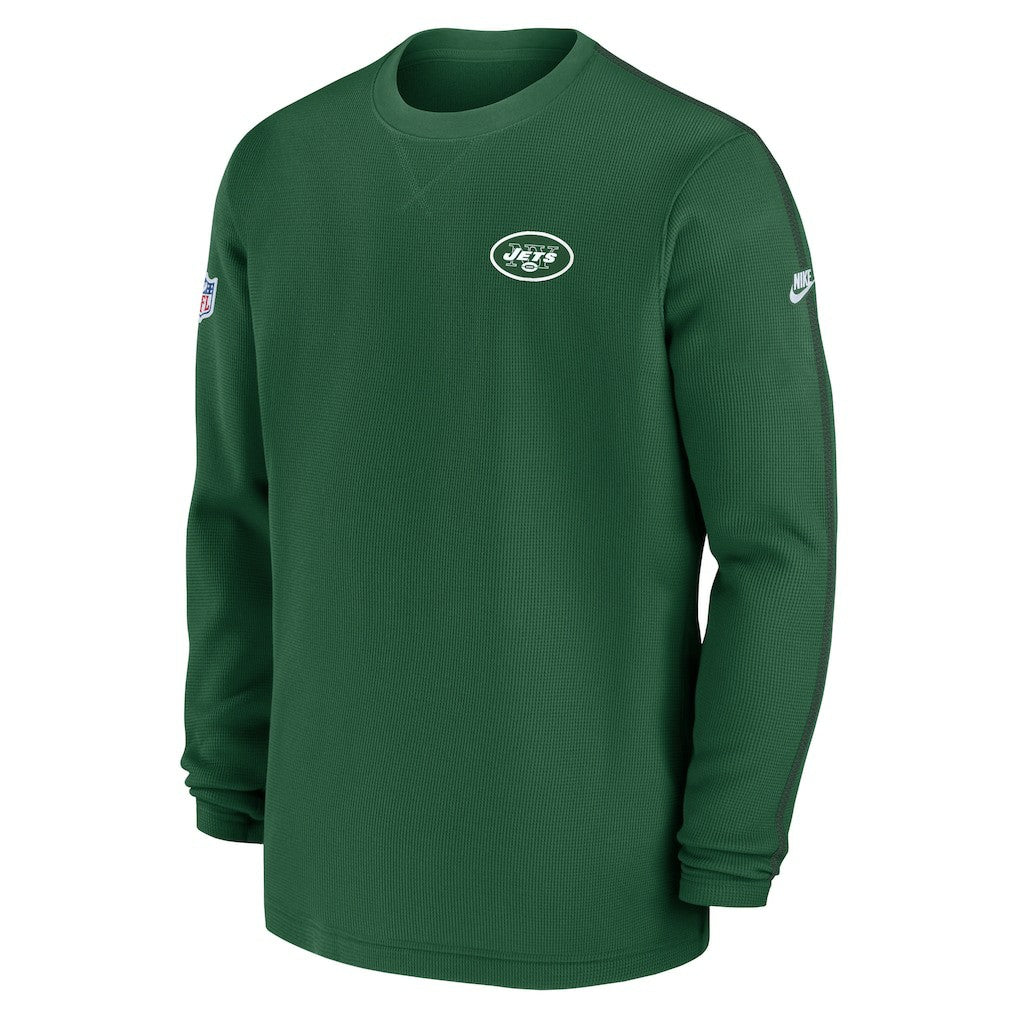 New York Jets Alternate Logo Coach Long Sleeve Top - Green - Nike