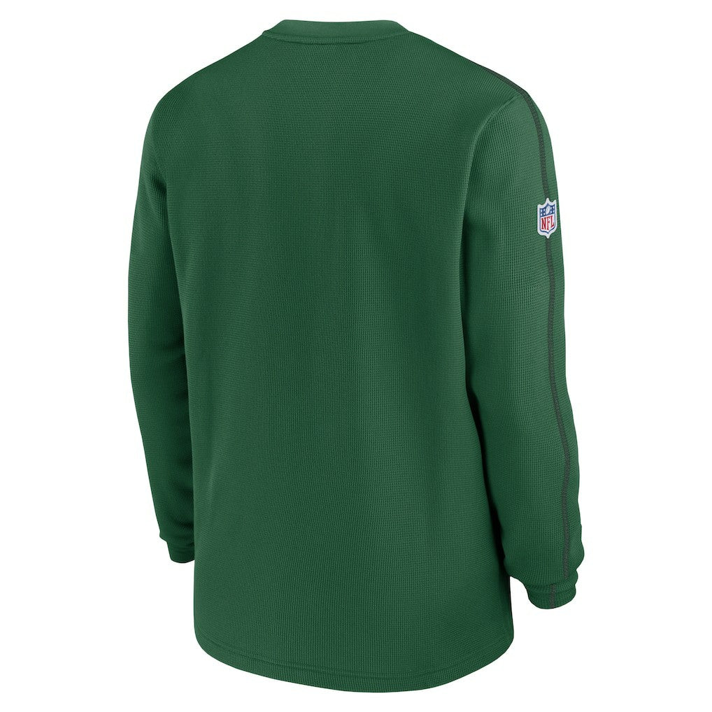 New York Jets Alternate Logo Coach Long Sleeve Top - Green - Nike
