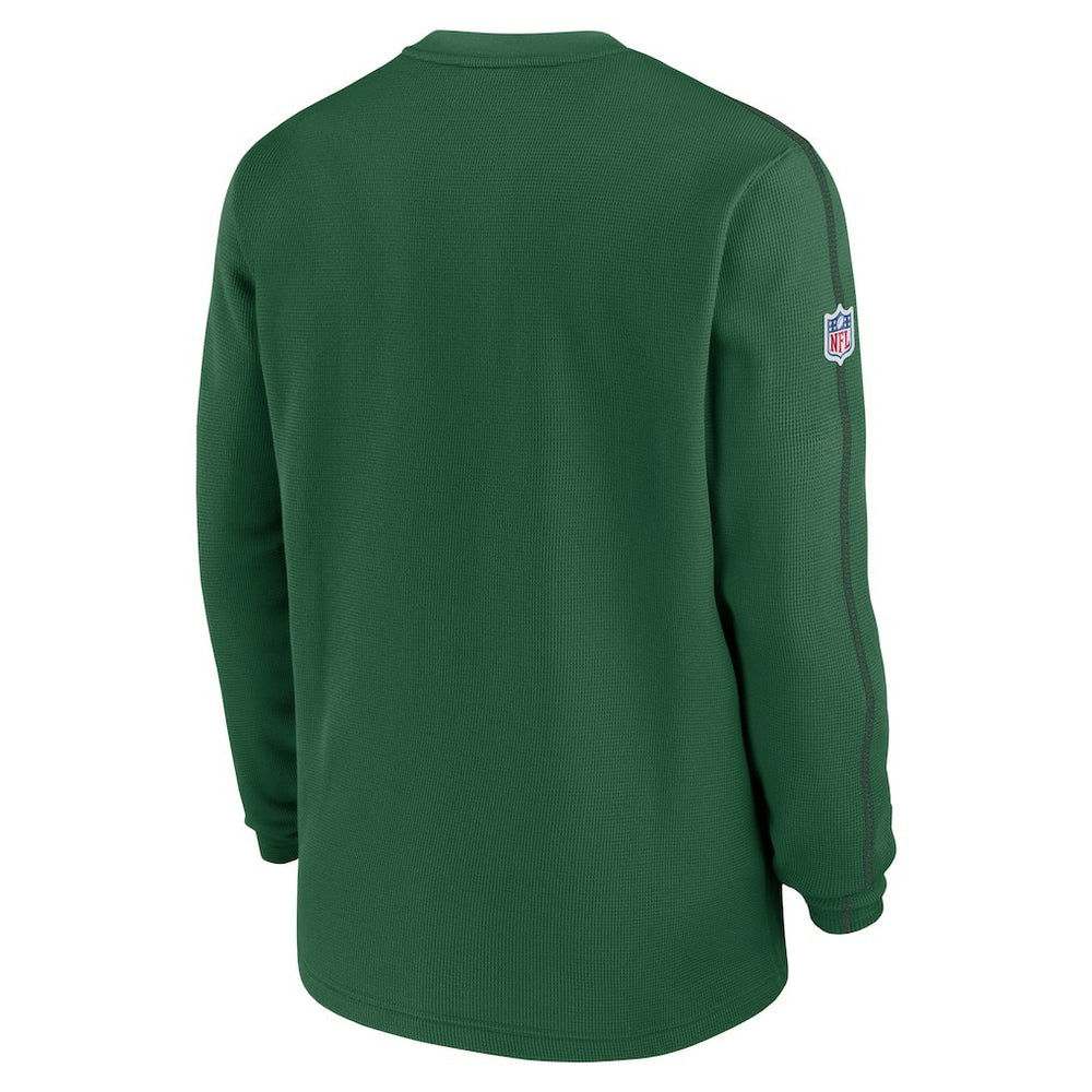 New York Jets Alternate Logo Coach Long Sleeve Top - Green - Nike