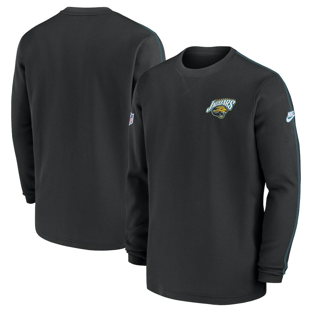 Jacksonville Jaguars Alternate Logo Coach Long Sleeve Top - Black - Nike