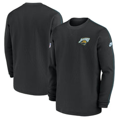 Jacksonville Jaguars Alternate Logo Coach Long Sleeve Top - Black - Nike