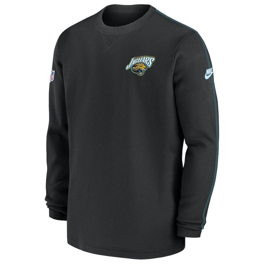 Jacksonville Jaguars Alternate Logo Coach Long Sleeve Top - Black - Nike