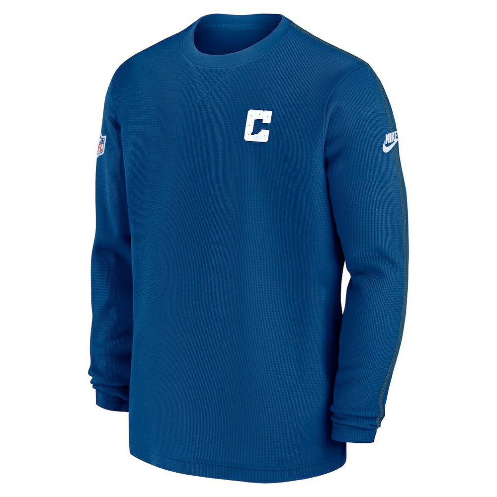 Indianapolis Colts Alternate Logo Coach Long Sleeve Top - Royal - Nike