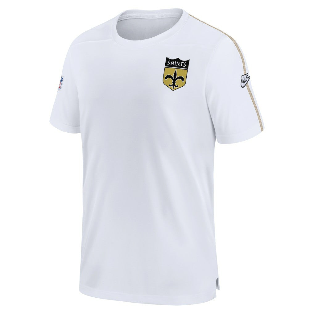 New Orleans Saints Sideline Alternate Logo Coach Performance Top - White - Nike
