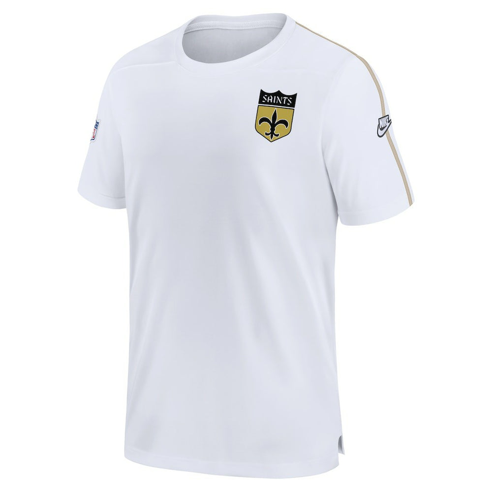 New Orleans Saints Sideline Alternate Logo Coach Performance Top - White - Nike