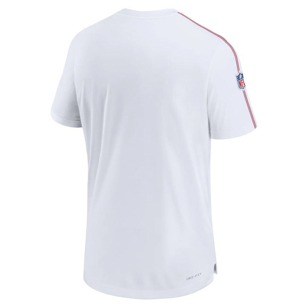 New York Giants Sideline Alternate Logo Coach Performance Top - White - Nike