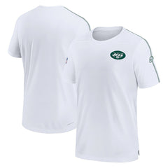 New York Jets Sideline Alternate Logo Coach Performance Top - White - Nike
