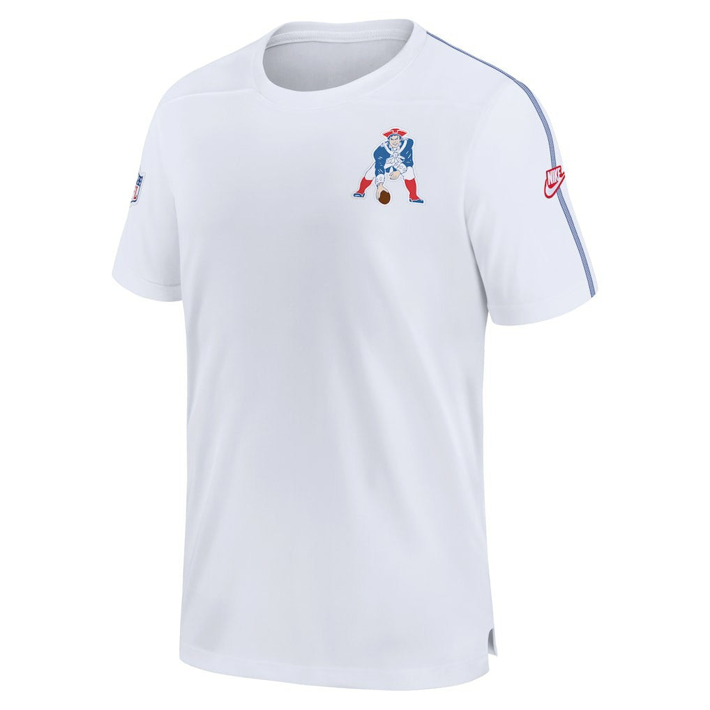 New England Patriots Sideline Alternate Logo Coach Performance Top - White - Nike