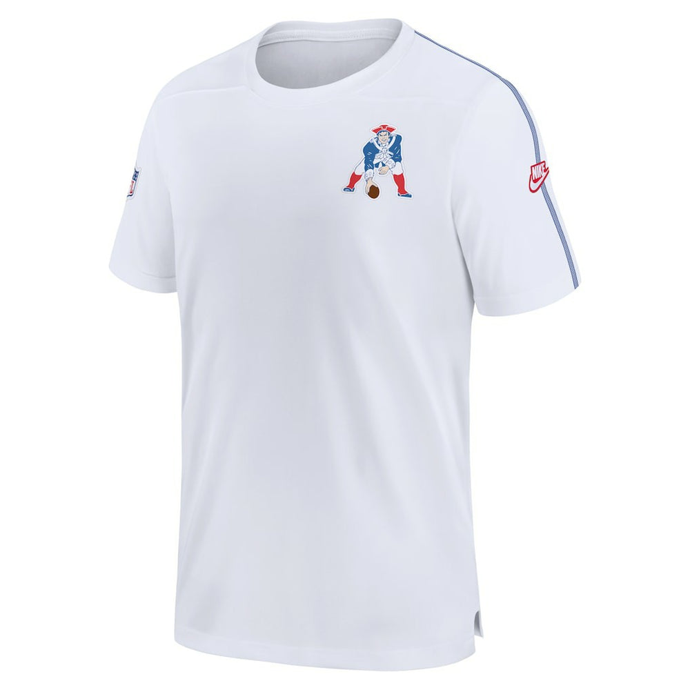 New England Patriots Sideline Alternate Logo Coach Performance Top - White - Nike