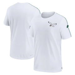 Philadelphia Eagles Sideline Alternate Logo Coach Performance Top - White - Nike