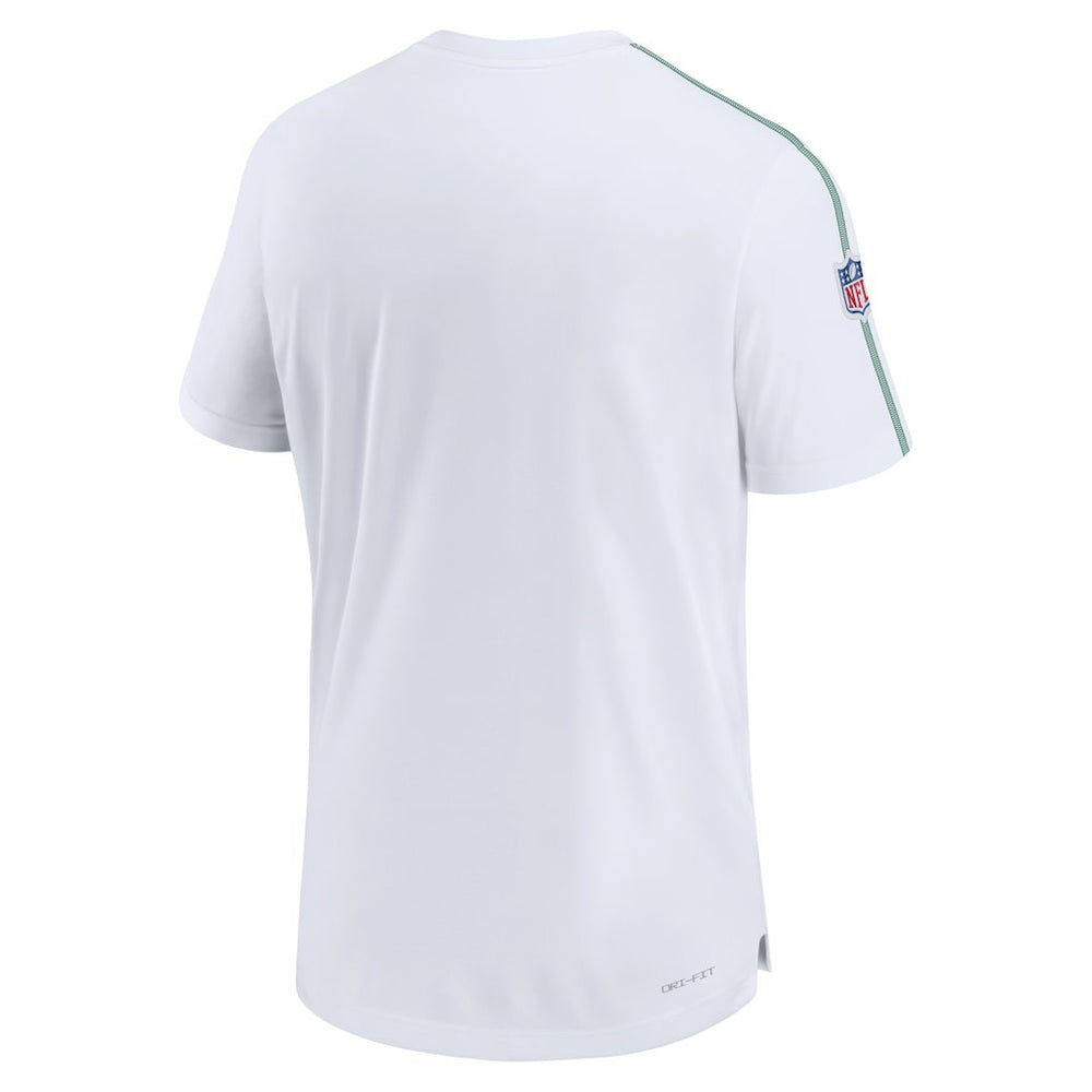 Philadelphia Eagles Sideline Alternate Logo Coach Performance Top - White - Nike