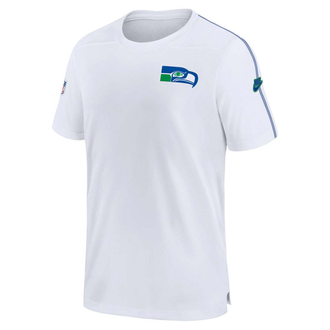 Seattle Seahawks Sideline Alternate Logo Coach Performance Top - White - Nike