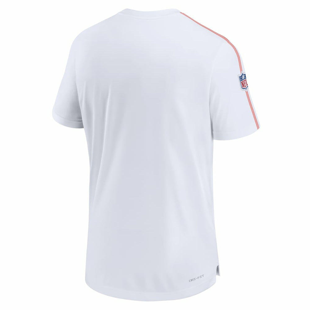 Cleveland Browns Sideline Alternate Logo Coach Performance T-Shirt - White - Nike
