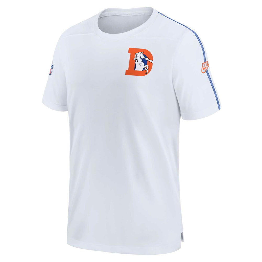 Denver Broncos Sideline Alternate Logo Coach Performance Top - White - Nike