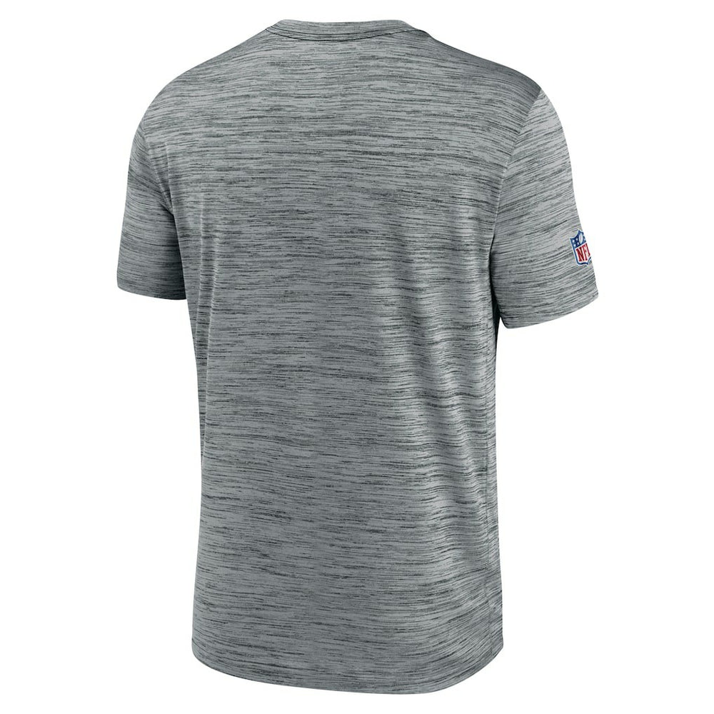 Minnesota Vikings Sideline Velocity Throwback Logo Dri-FIT T-Shirt - Gray - Nike