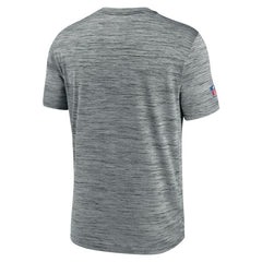 Minnesota Vikings Sideline Velocity Throwback Logo Dri-FIT T-Shirt - Gray - Nike