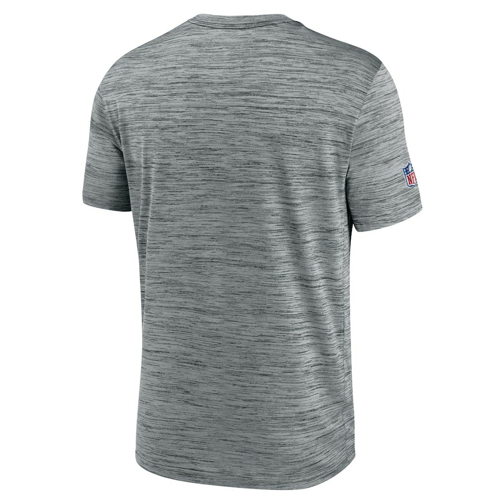 New Orleans Saints Sideline Velocity Throwback Logo Dri-FIT T-Shirt - Gray - Nike