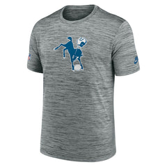 Indianapolis Colts Sideline Velocity Throwback Logo Dri-FIT T-Shirt - Gray - Nike