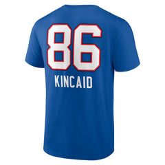 Dalton Kincaid Buffalo Bills Team Wordmark Player Name & Number T-Shirt - Royal - NFL
