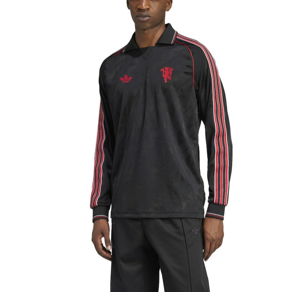 Adidas - Manchester United Originals Lifestyler Long Sleeve Jersey - Black