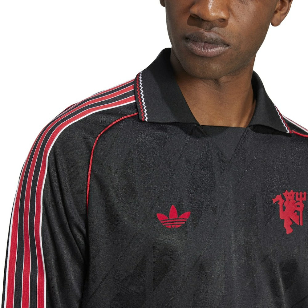 Adidas - Manchester United Originals Lifestyler Long Sleeve Jersey - Black