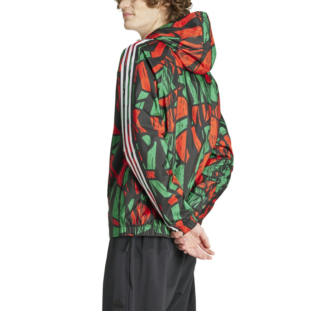 Adidas - Arsenal x Labrum London 2024/25 Seasonal Full-Zip Hoodie Windbreaker - Black