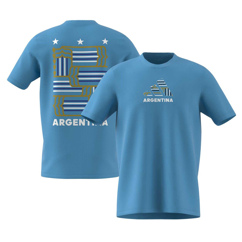 Adidas - Argentina National Team Fan T-Shirt - Blue