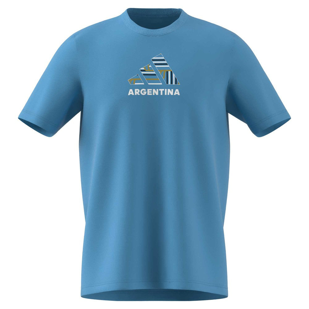 Adidas - Argentina National Team Fan T-Shirt - Blue