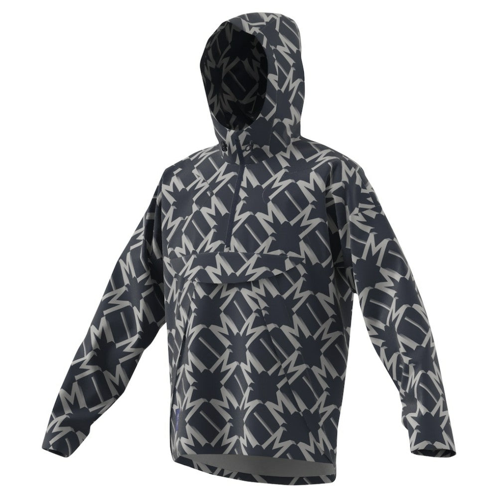 Adidas - Manchester United 2024/25 Half-Zip Hoodie Windbreaker Jacket - Charcoal