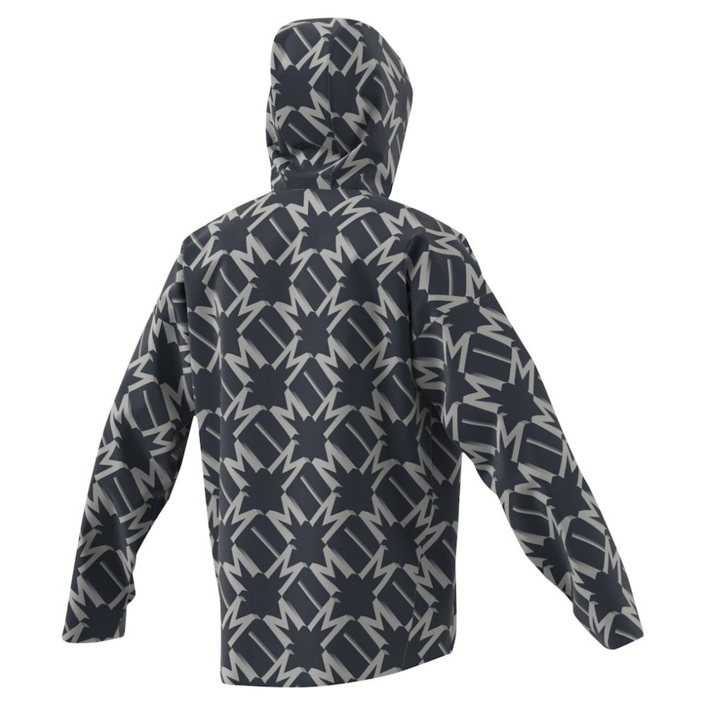 Adidas - Manchester United 2024/25 Half-Zip Hoodie Windbreaker Jacket - Charcoal