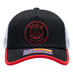 Paris Saint-Germain Unisex Strike One8th Trucker Adjustable Hat  Black