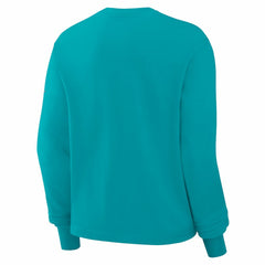 Miami Dolphins Women's Boxy Long Sleeve T-Shirt - Aqua - Nike