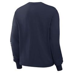 Dallas Cowboys Women's Boxy Long Sleeve T-Shirt - Navy - Nike