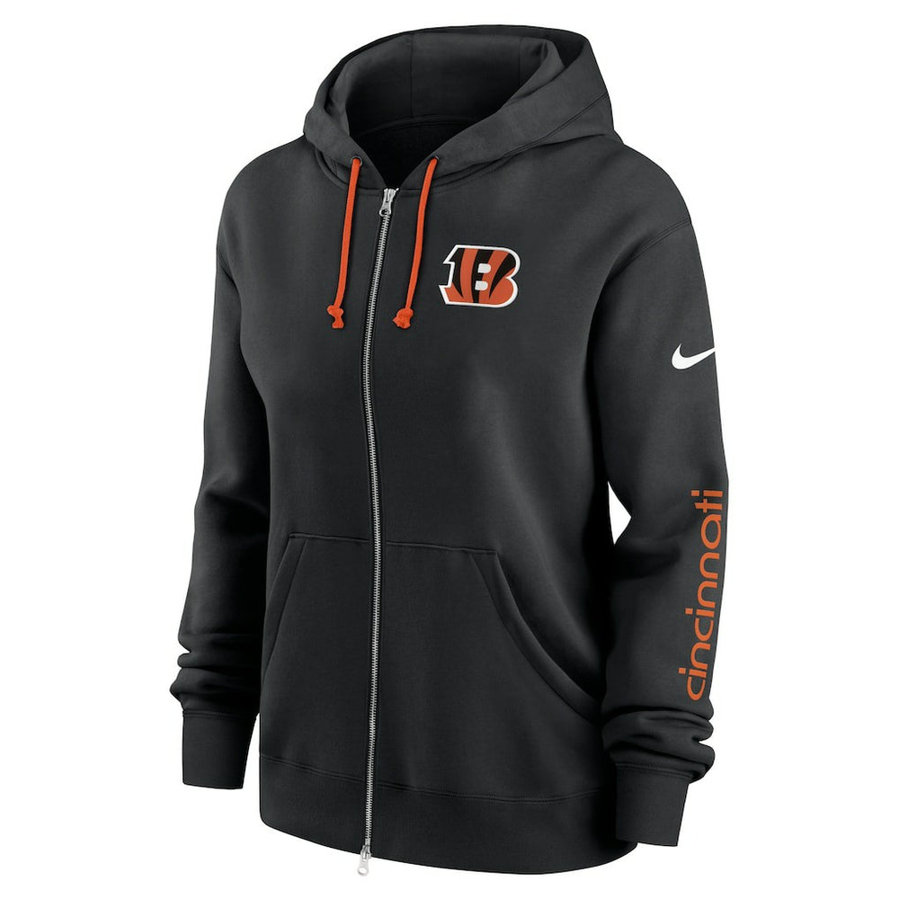 Cincinnati Bengals Women's Phoenix Full-Zip Hoodie - Black - Nike