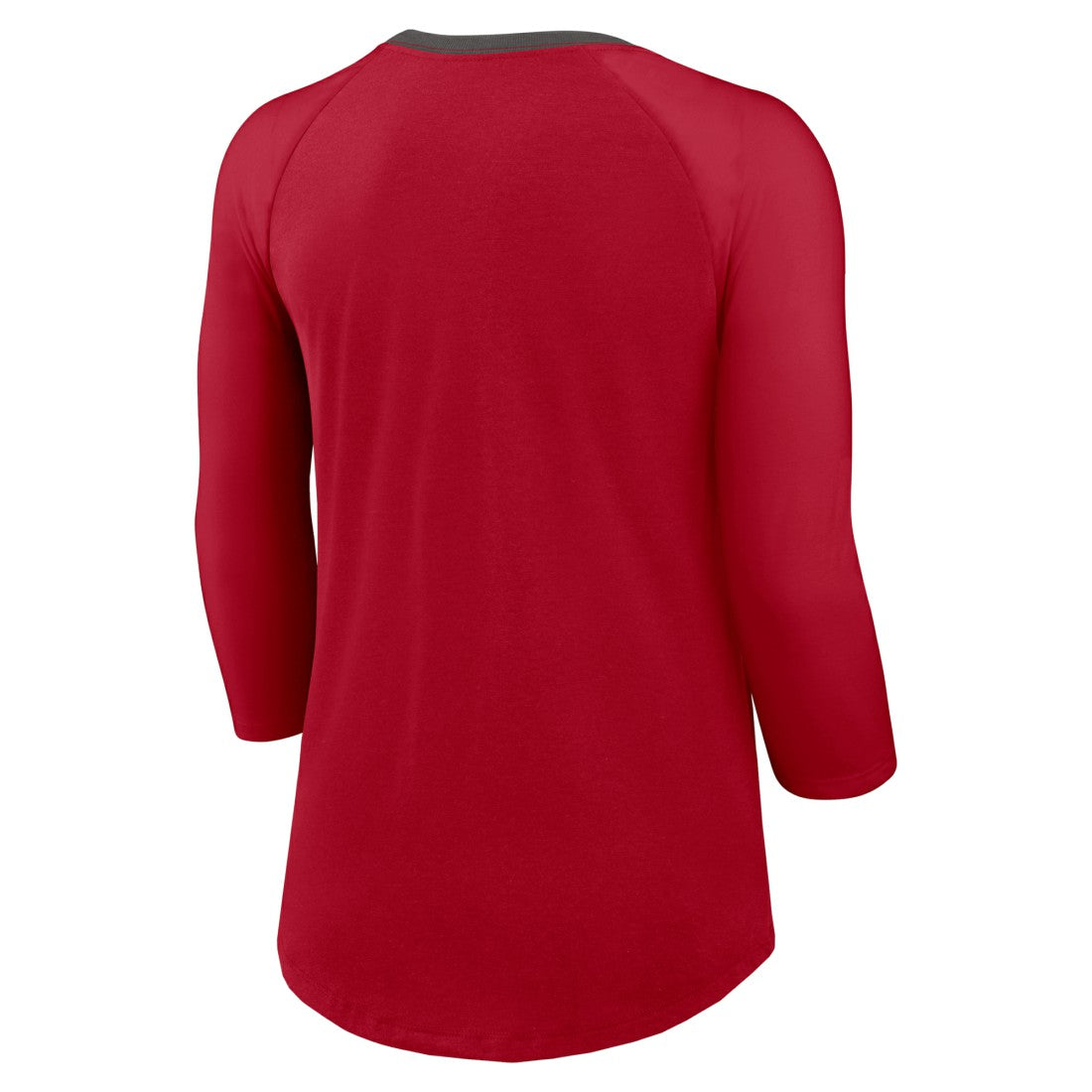 Tampa Bay Buccaneers Women's 3/4 Sleeve Raglan Fashion Top - Red - Nike
